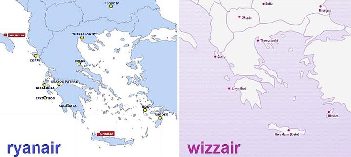 Linie lotnicze i rozkłady