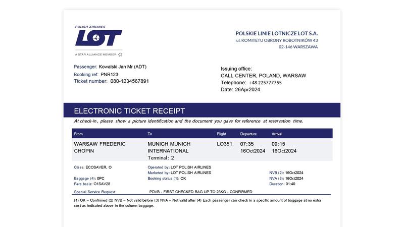 Przygotowanie do podróży lotniczej