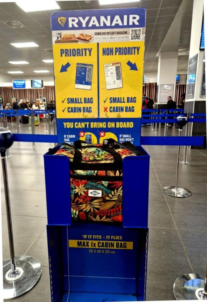 Zasady i limity bagażu Ryanair
