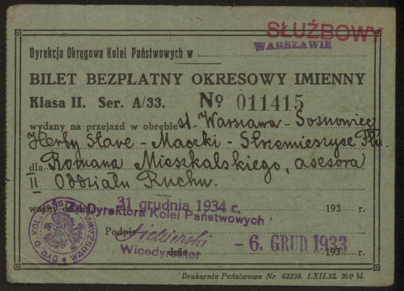 Zasady wymiany biletów imiennych