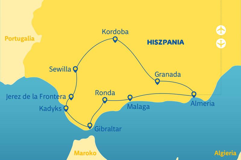 Jak długo trwa podróż samolotem z Katowic do Almerii?