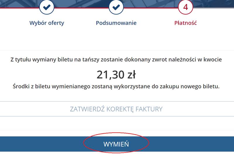 Jak odzyskać pieniądze za bilet PKP