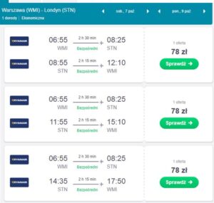 Jak długo trwa lot z Warszawy do Londynu? Oto wszystko, co musisz wiedzieć!