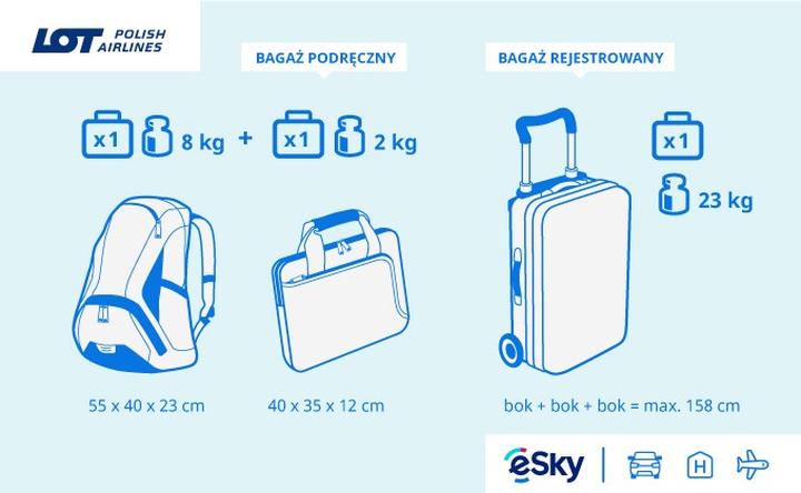 Jakie są wagi bagażu rejestrowanego w liniach lotniczych?