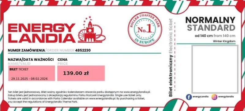 Przewodnik po atrakcjach Energylandii