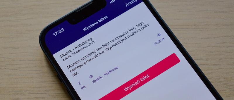 Zasady wymiany biletów PKP