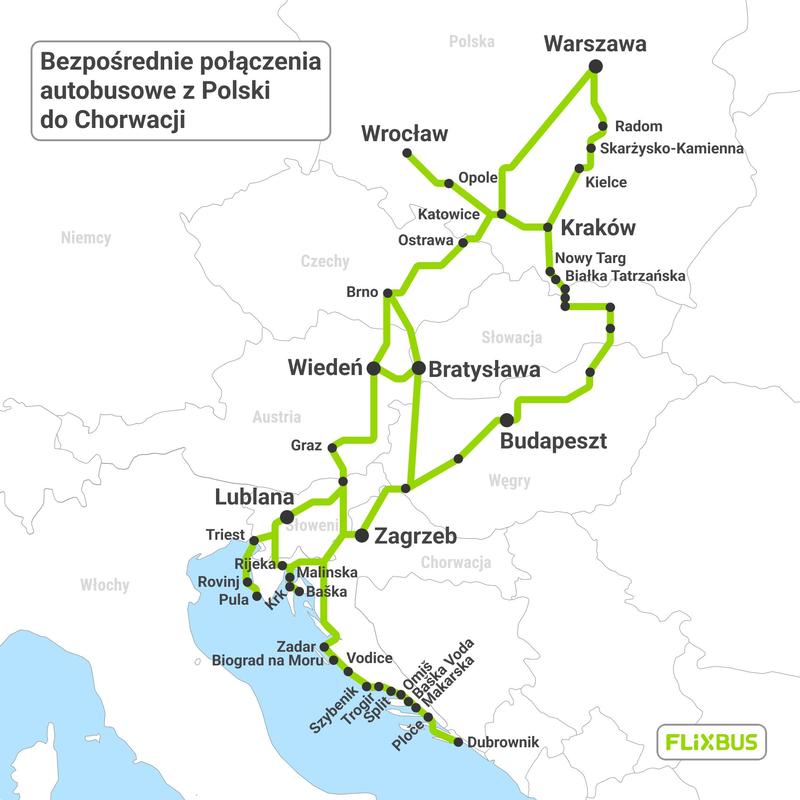 Jak długo trwa lot z Chorwacji do Warszawy? Przewodnik dla podróżnych