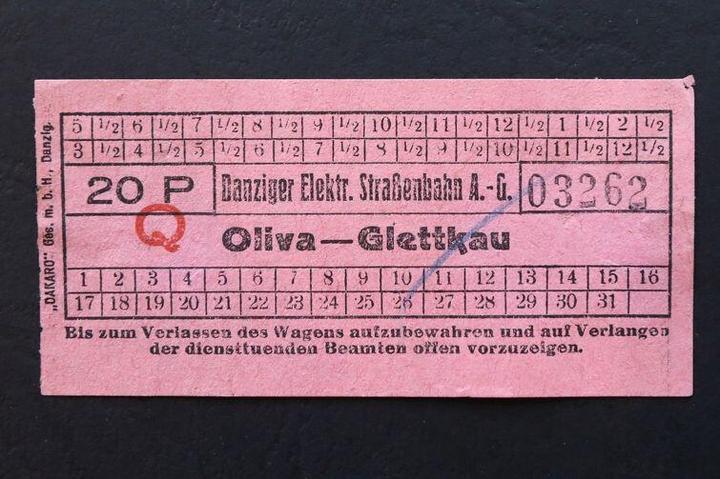 Rodzaje biletów tramwajowych