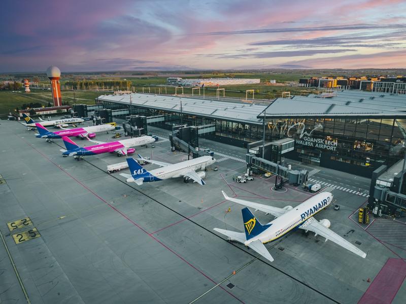 Taksówki i ride-sharing lotnisko Gdańsk