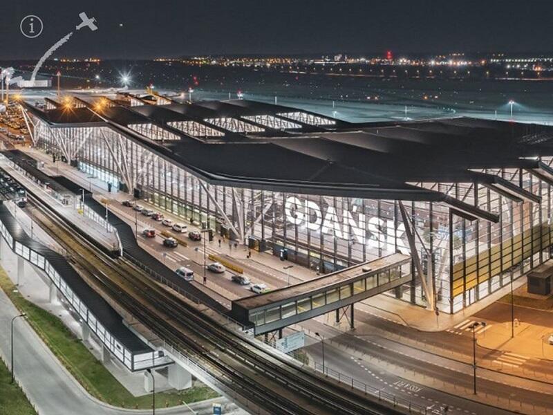 Transport publiczny z lotniska do dworca Gdańsk