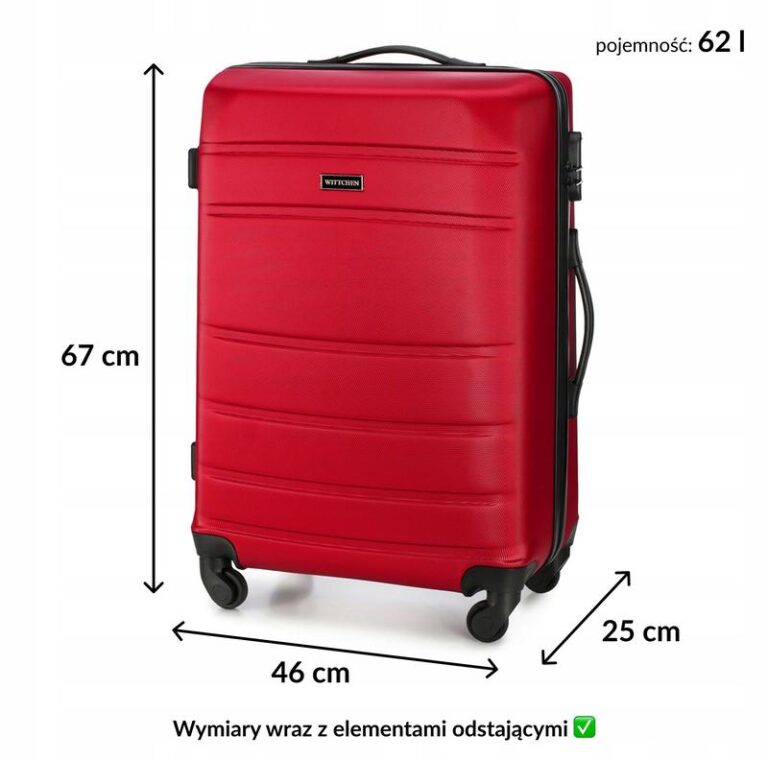 Jakie są standardowe pojemności średniej walizki? Ile litrów mieści?